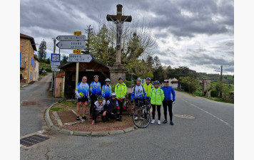  Sortie cyclo au col des Echarmeaux du 19 avril.