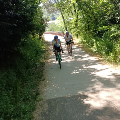 weekend cyclo à Vogüe